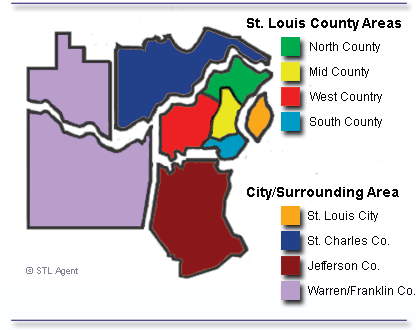St. Louis regional map